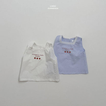 Lindo Strawberry Blouse  (85-125cm)