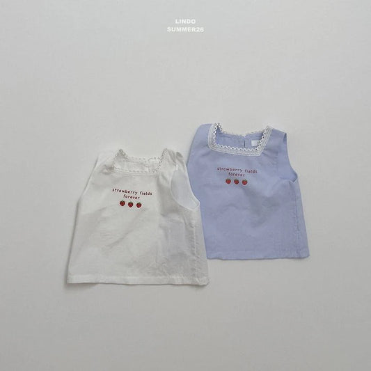 Lindo Strawberry Blouse  (85-125cm)