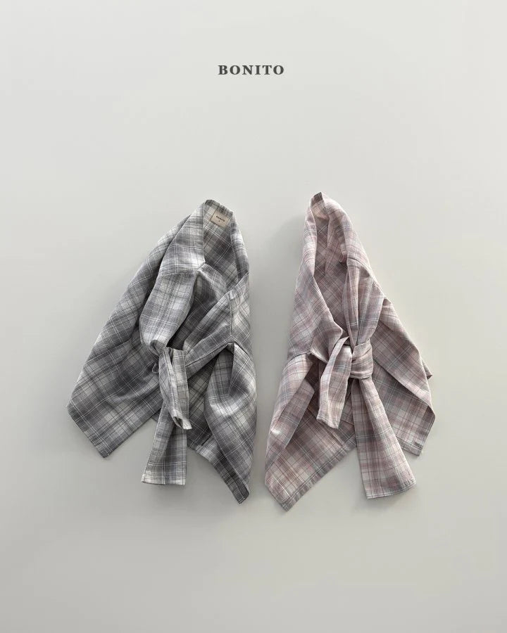 Bonito Check Shawl