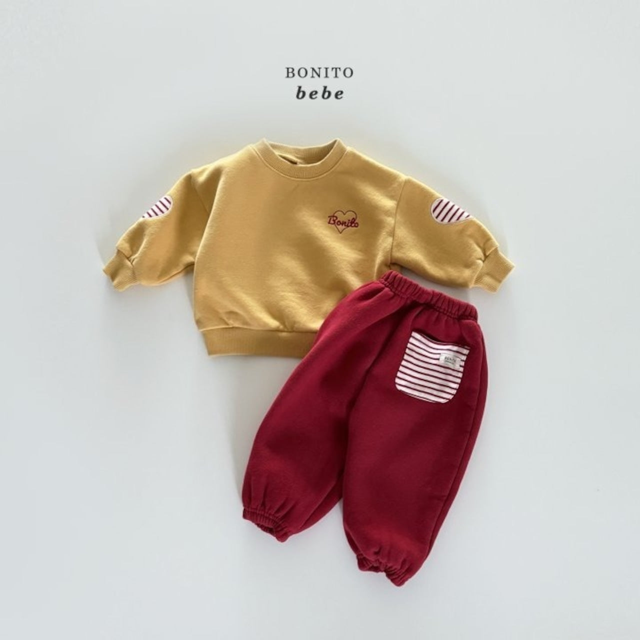 Bonito heart shaped tteok MTM (3-18m)