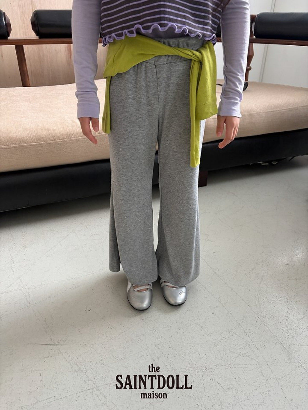 saintdoll soft boot cut pants (kids & mom)