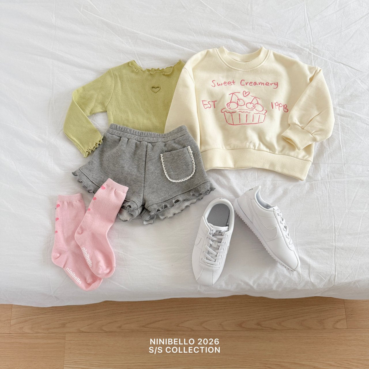 ninibello heart punching eyelet t (80-130cm)