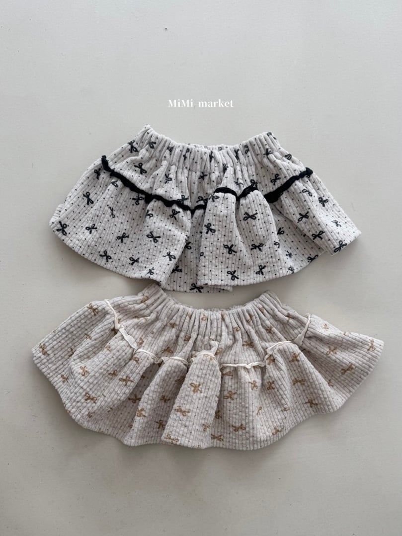 mimi market ribbon can skirt (70-85cm)