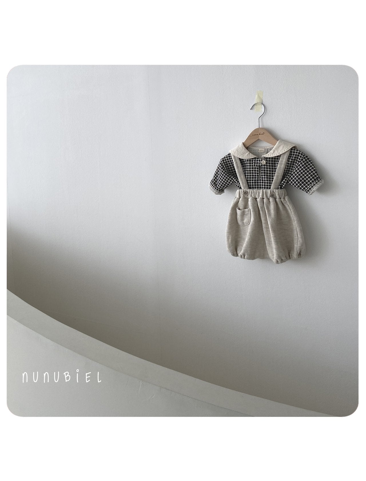 nunubiel bebe check blouse (~70-80cm)