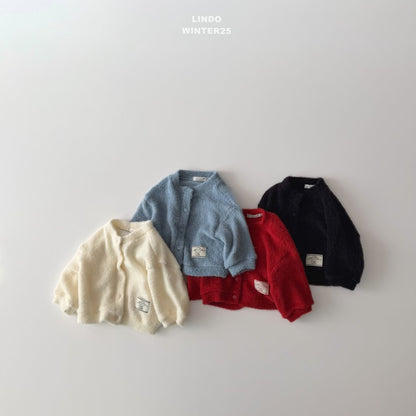 LINDO fluffy cardigan (80-125cm)