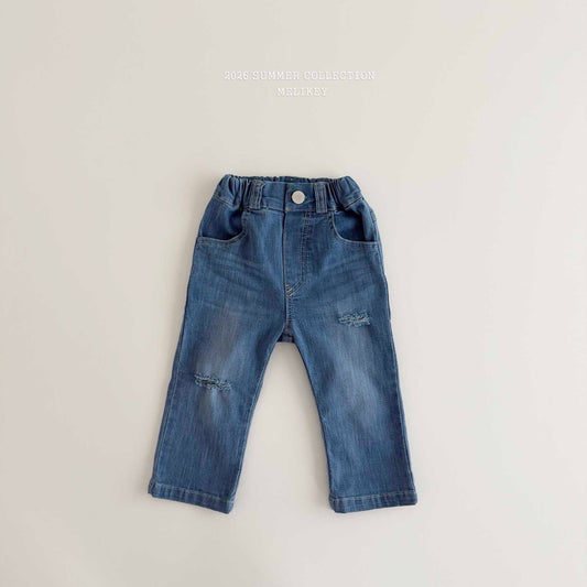 melikey capri denim pants (~80-140cm)