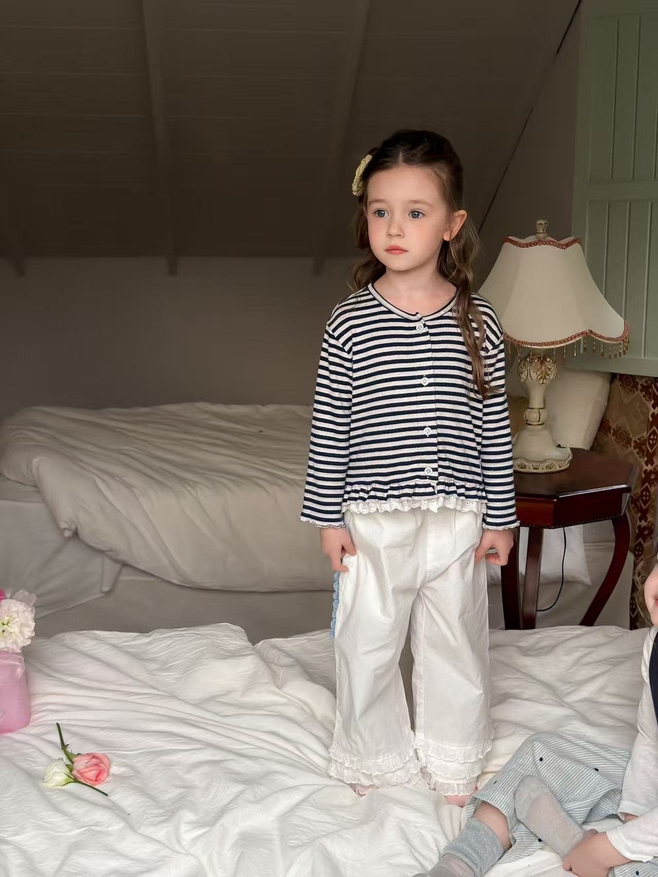 aiai lace border cardigan (95-140cm)