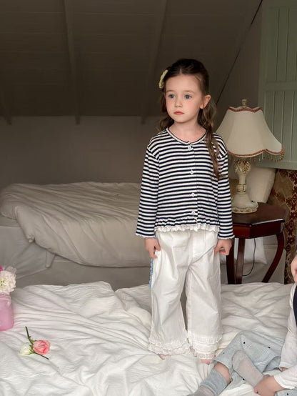 aiai lace border cardigan (95-140cm)