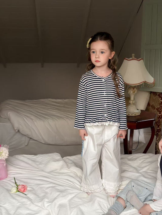 aiai lace border cardigan (95-140cm)