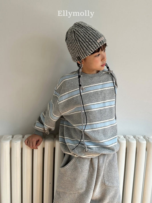 EllyMolly 夾心條紋上衣 (90-160cm)