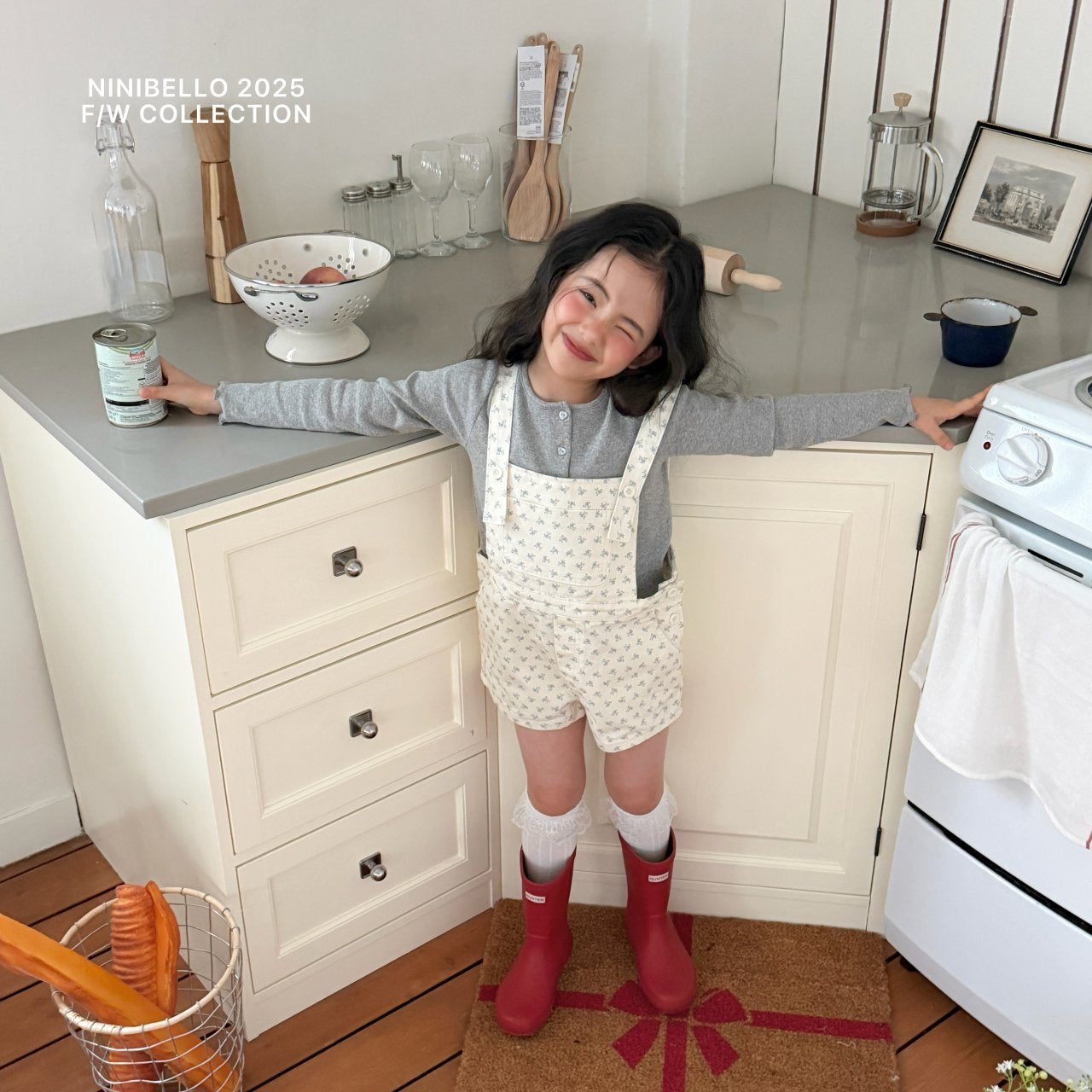 ninibello blooming overalls (80-130cm)