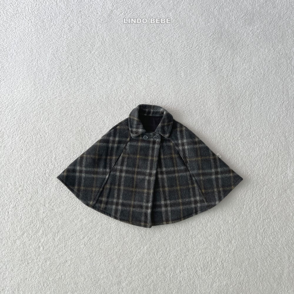 LINDO check cloak jacket(3-18m)
