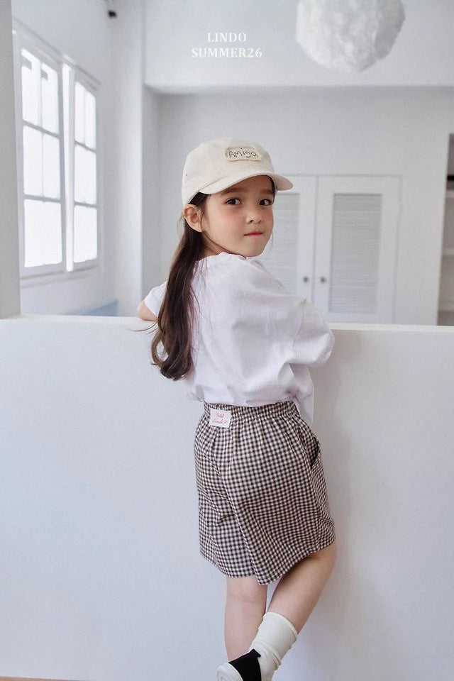 Lindo Oz Check Shorts (85-125cm)