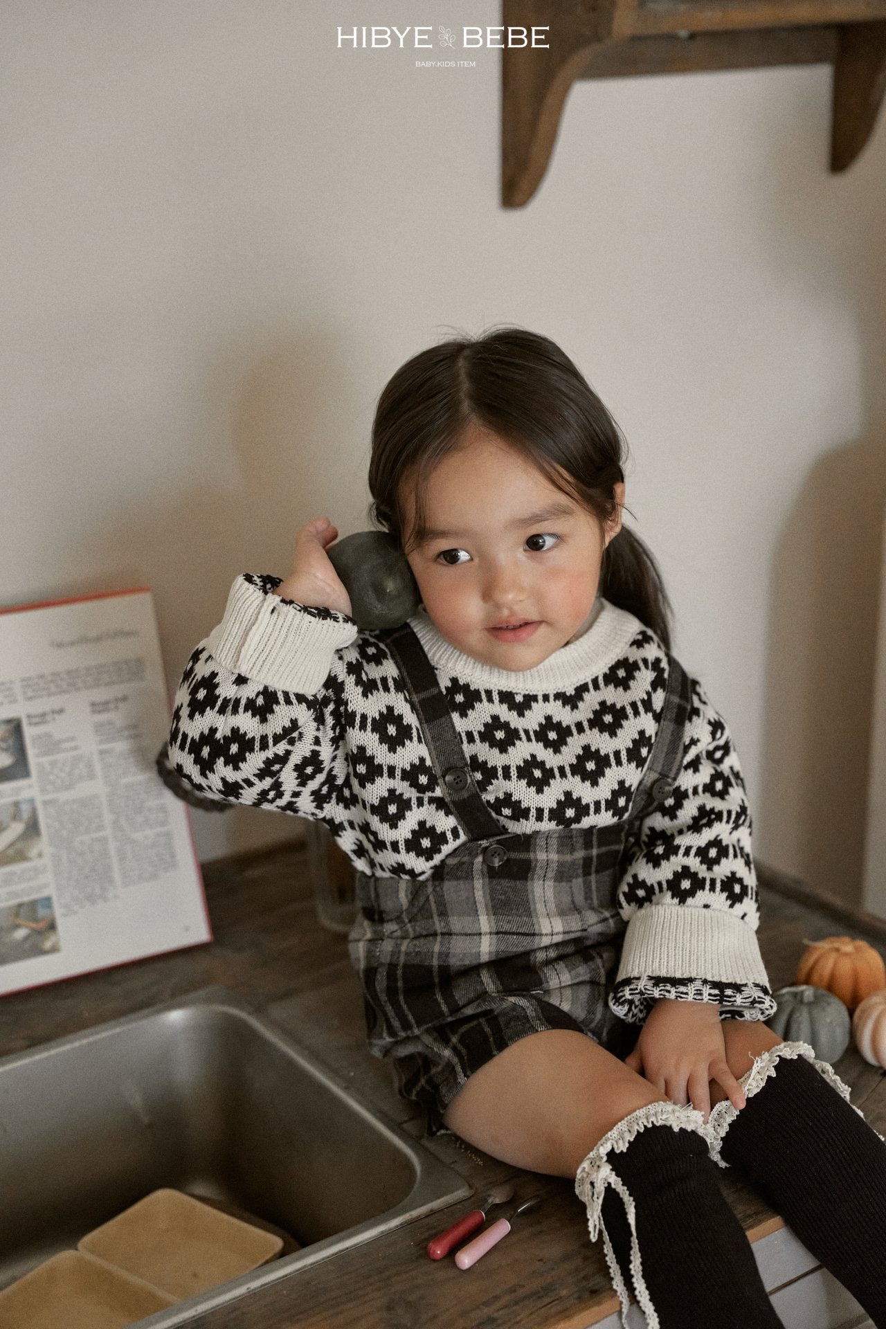 hibyebebe jacquard knit (85-110cm)