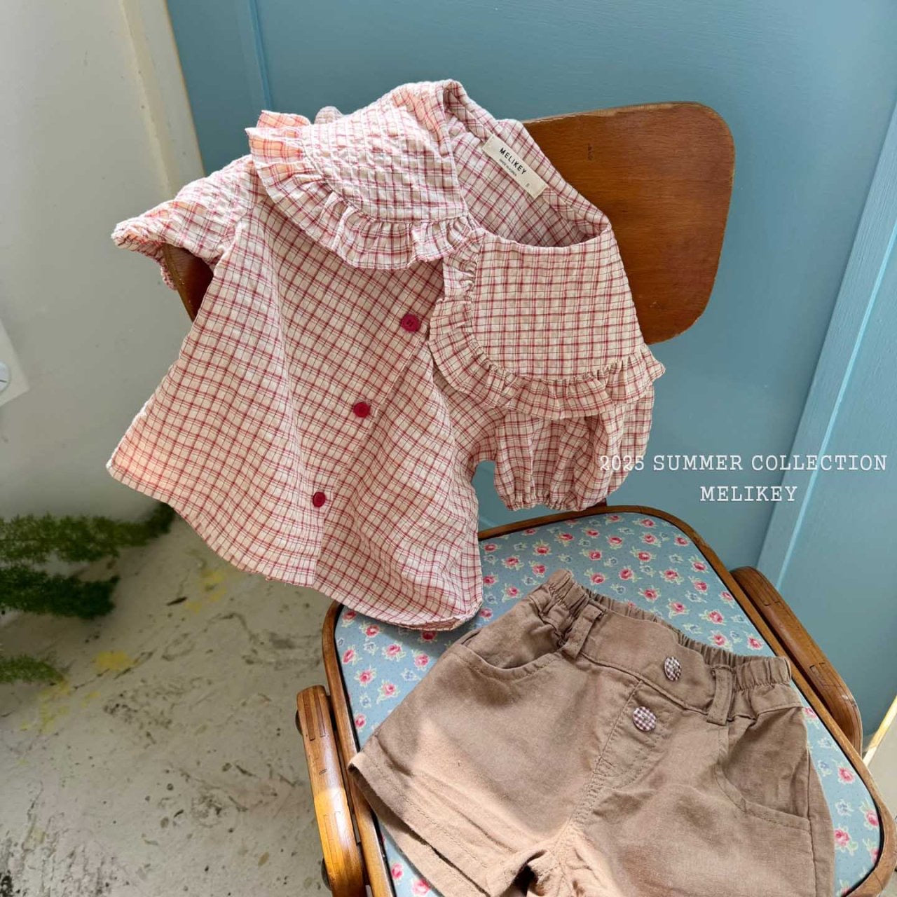 melikey linen shorts (80-140cm)