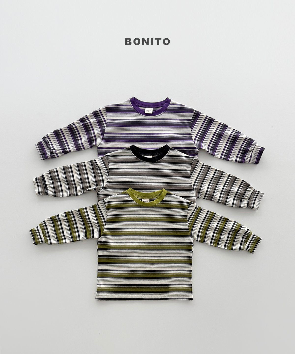 bonito track st shibori tee (~80-140cm)