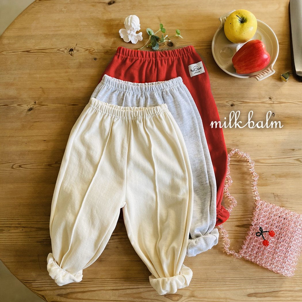 milkbalm milk pintuck pants (75-125cm)