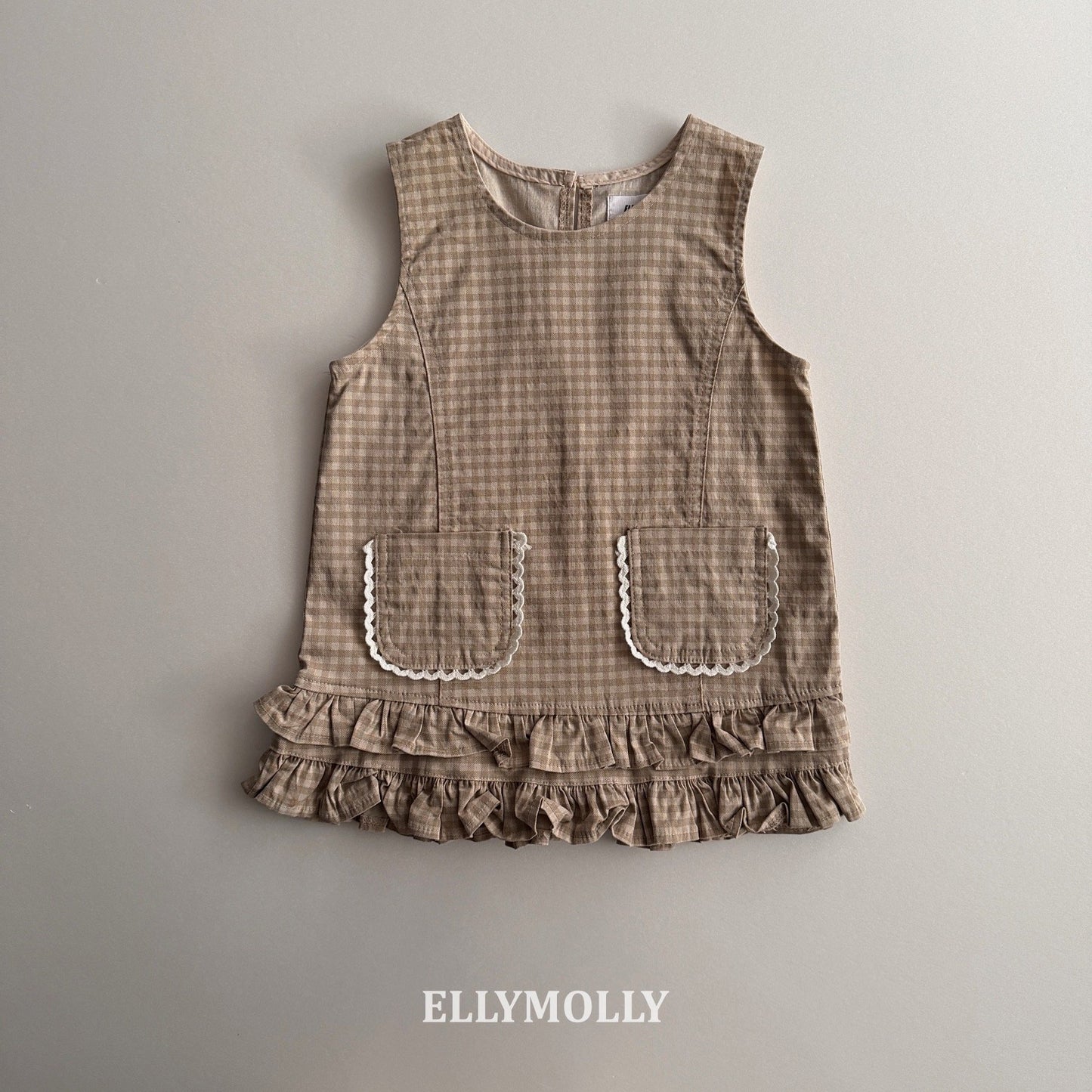 ELLYMOLLY little pocket frill ops (90-145cm)