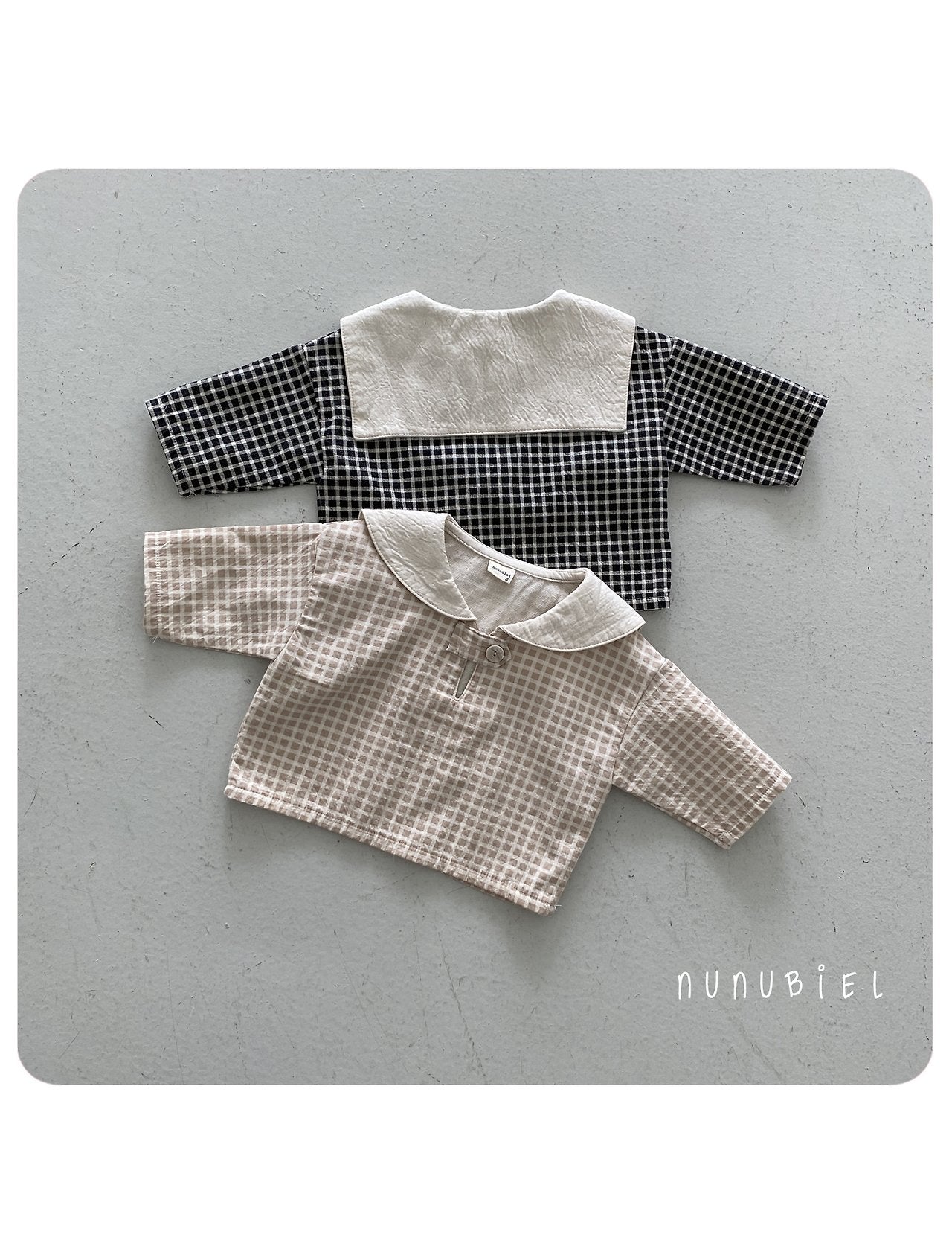 nunubiel check blouse (75-120cm)