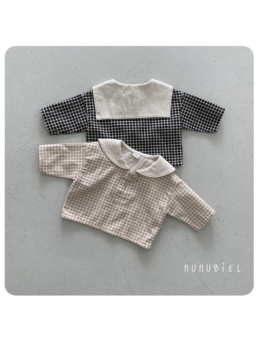 nunubiel check blouse (75-120cm)