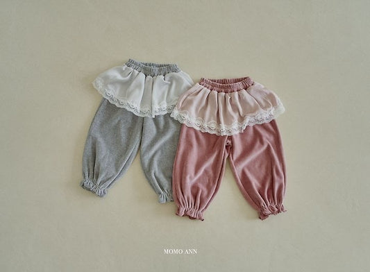 momoann satin jogger pants (kids & adult )