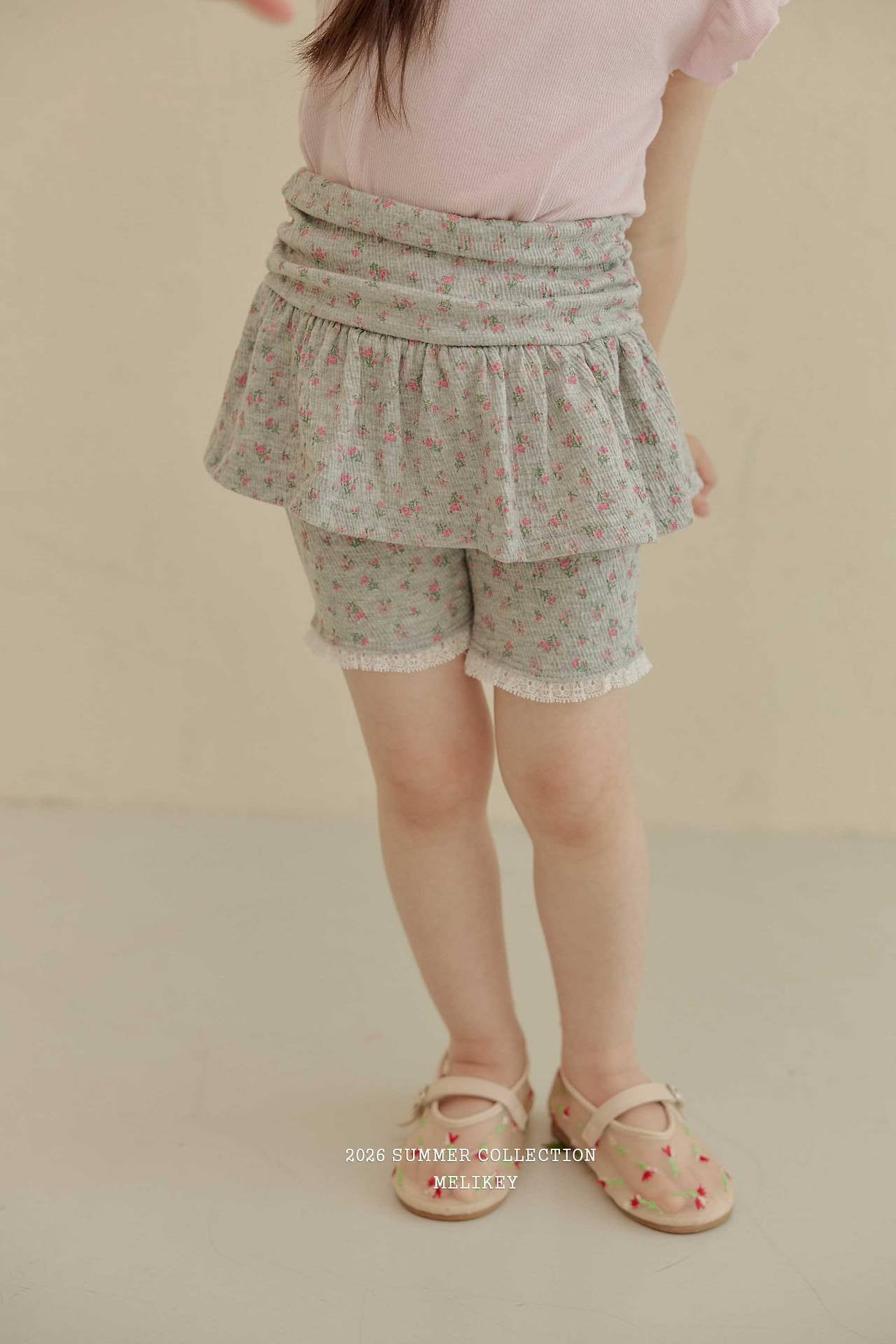 melikey shirred 5short skirt leggings (~80-140cm)