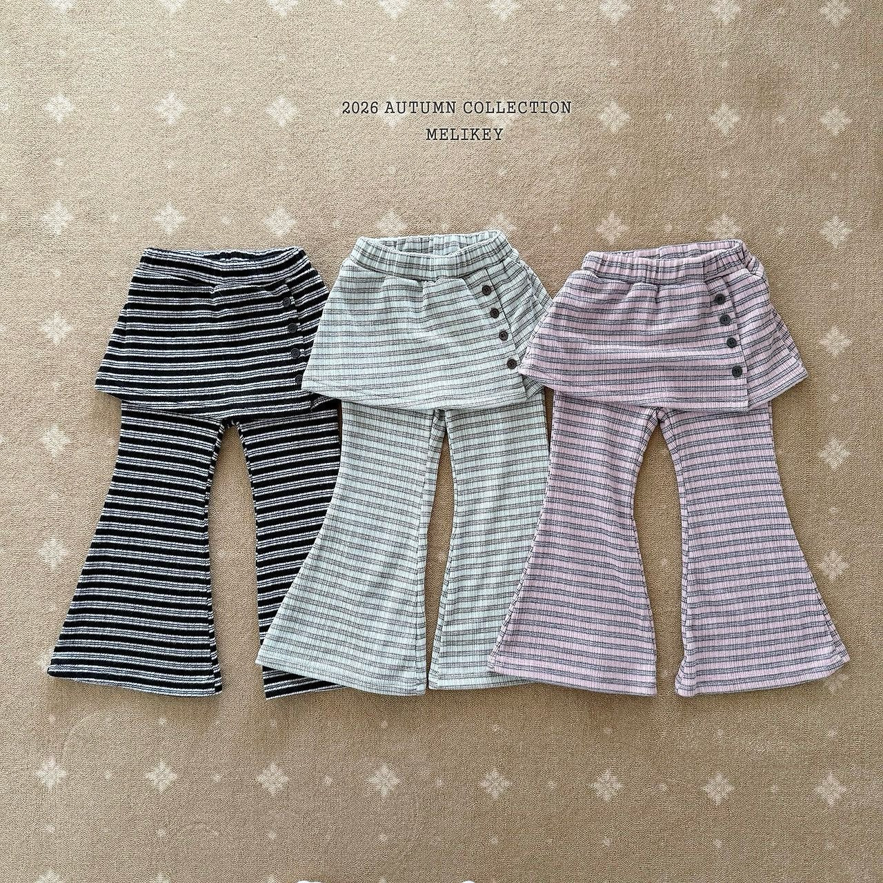 melikey button wrap bootcut (~80-140cm)