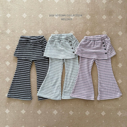 melikey button wrap bootcut (~80-140cm)