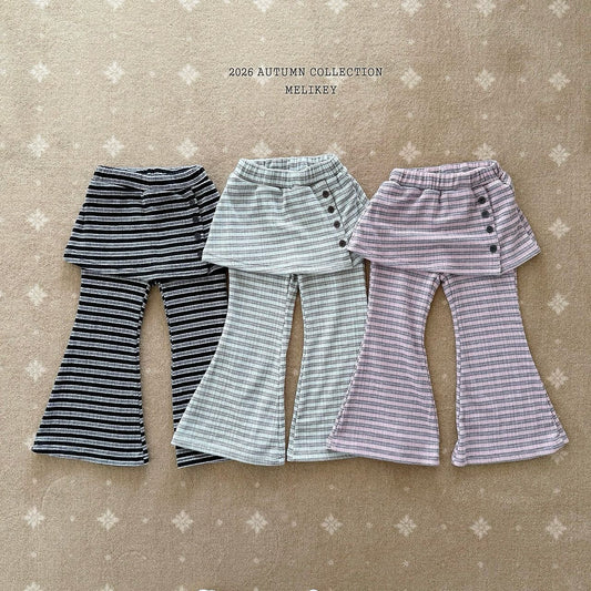 melikey button wrap bootcut (~80-140cm)