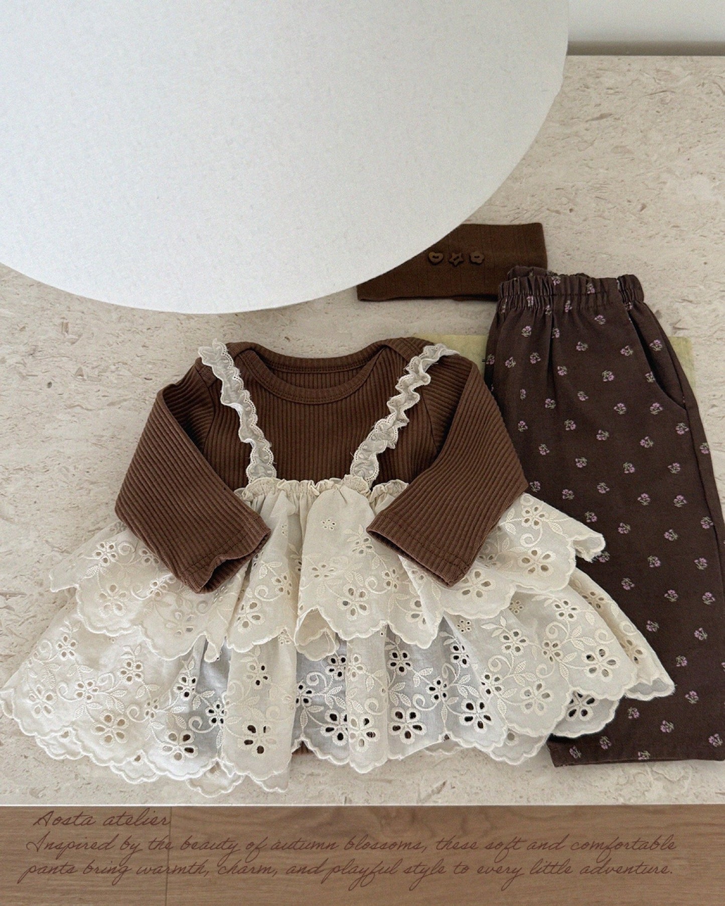 Aosta lace cancan blouse