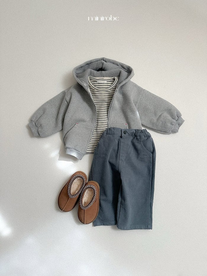 minirobe barrel hood zip-up (75-110cm)