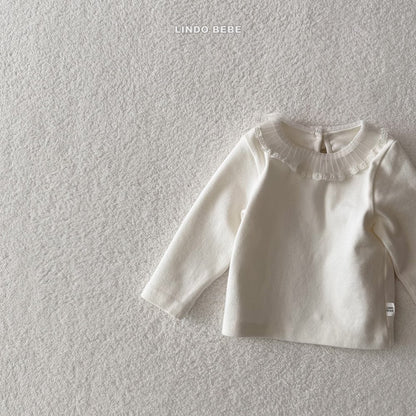 LINDO cozy frill tee(3-18m)
