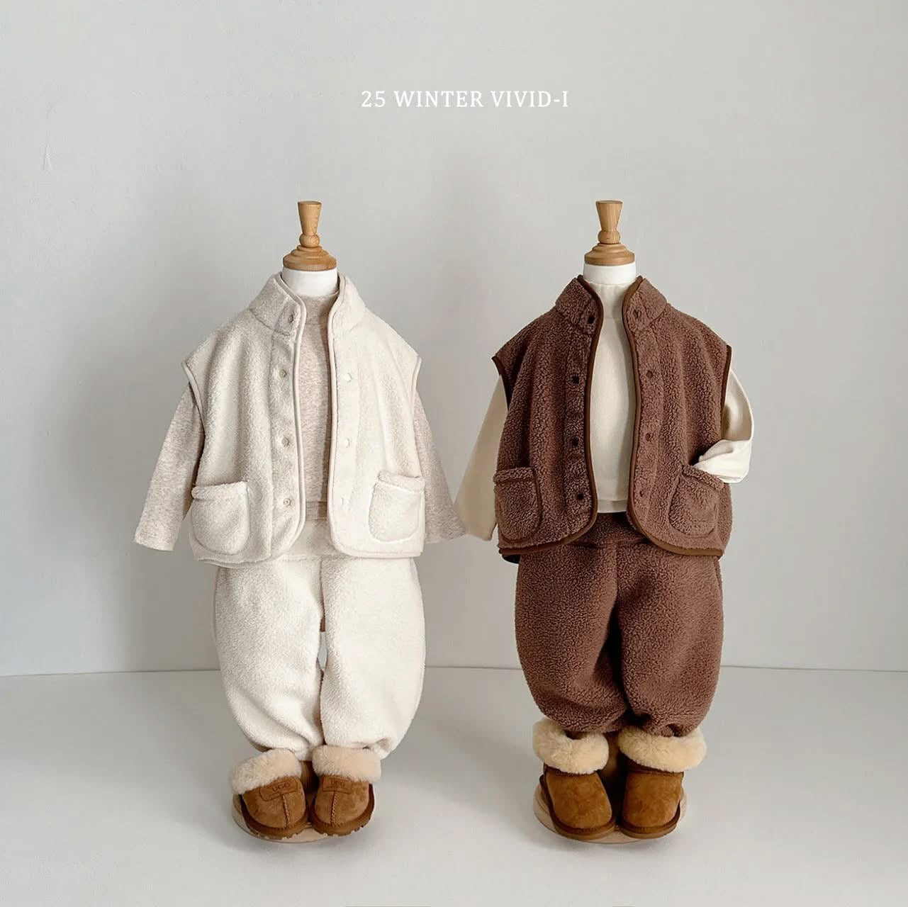 Vivid 泰迪毛毛縮口褲 (75-135cm)