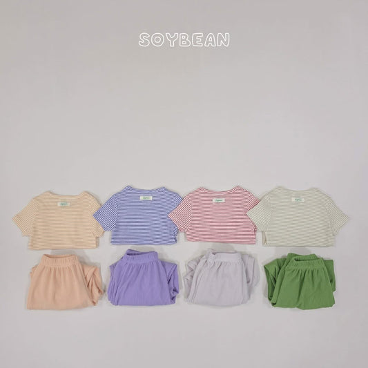Soybean 條紋小標套裝 (75-118cm)