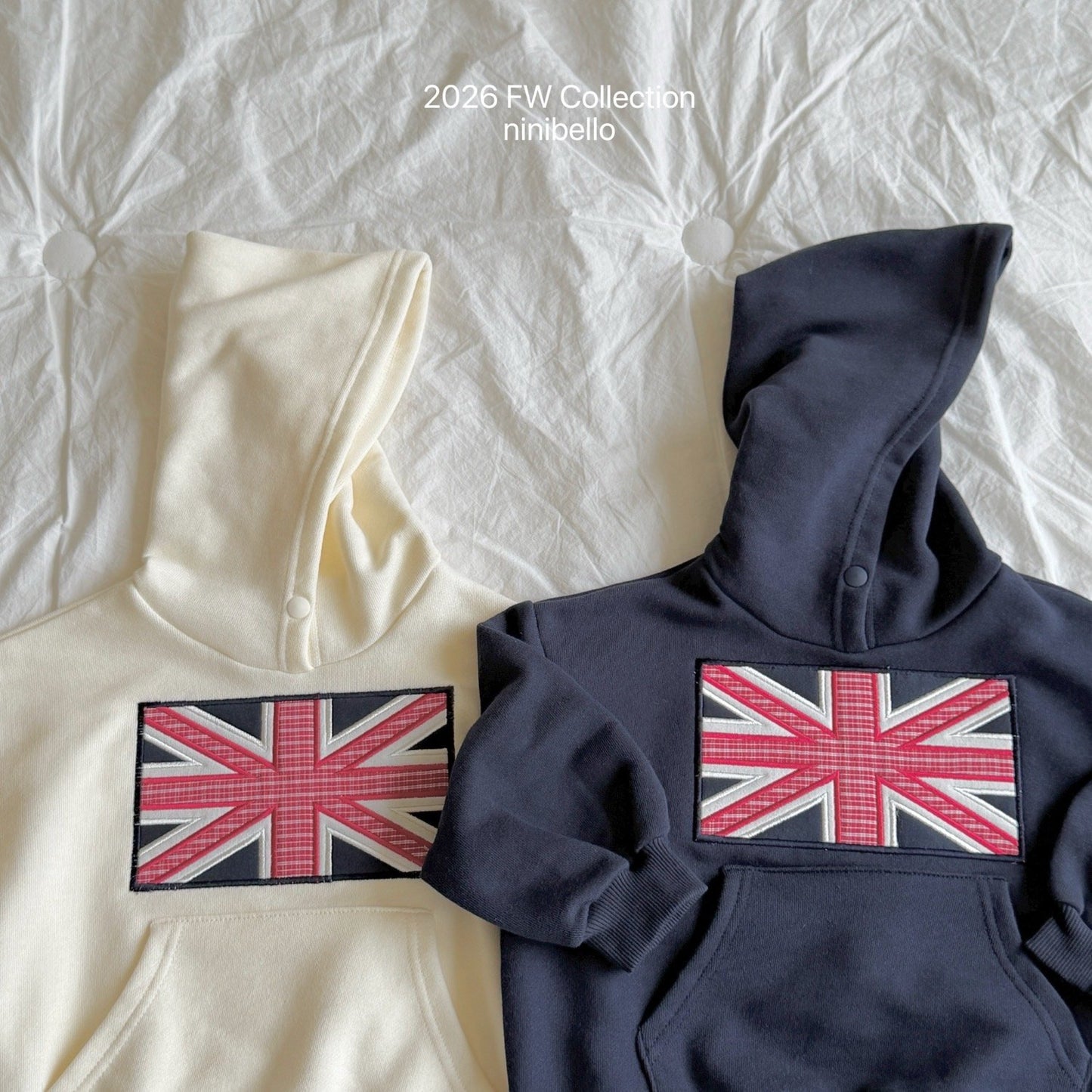 ninibello london patch hoodie (80-130cm)