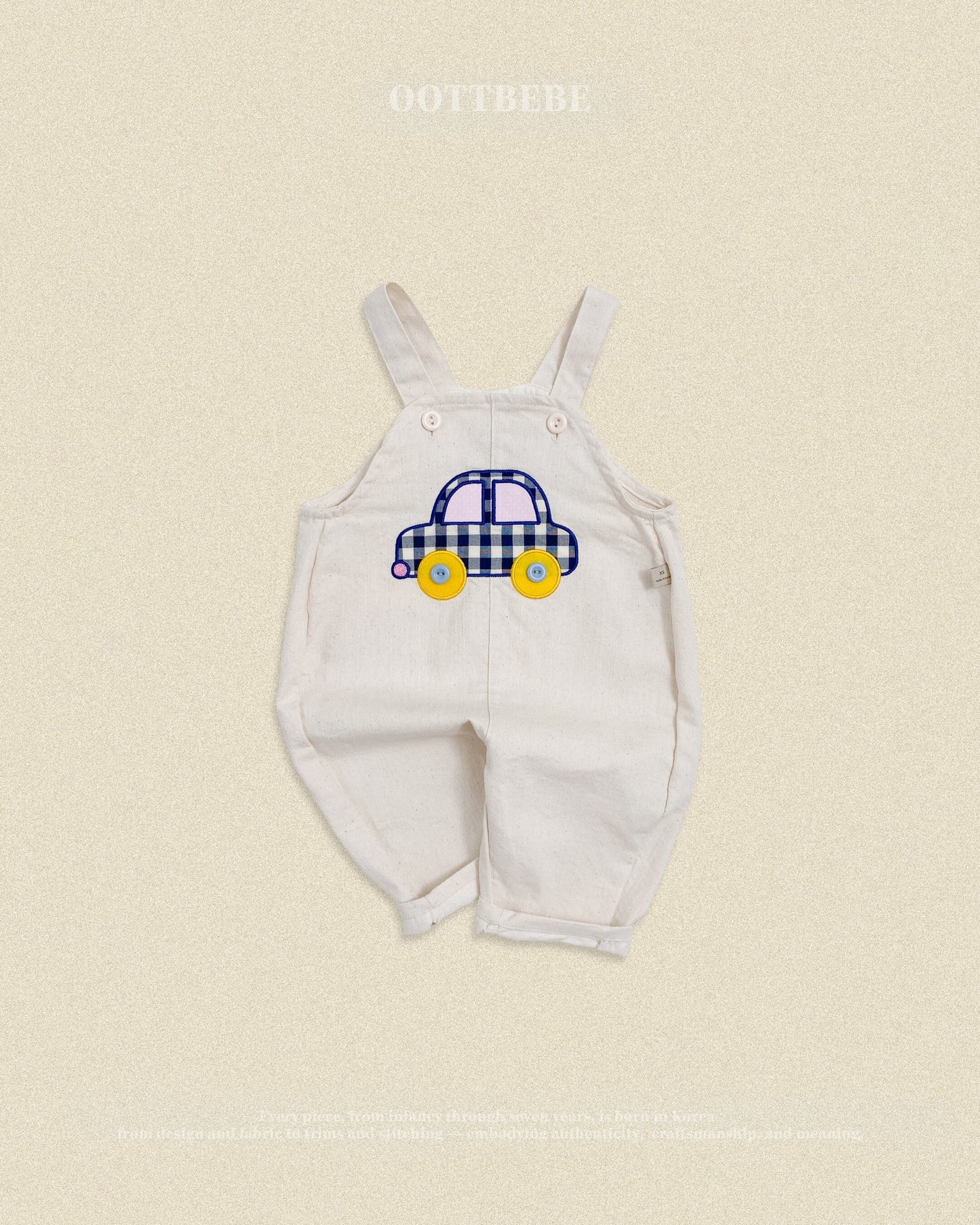 oottbebe denim car overall (65-115cm)