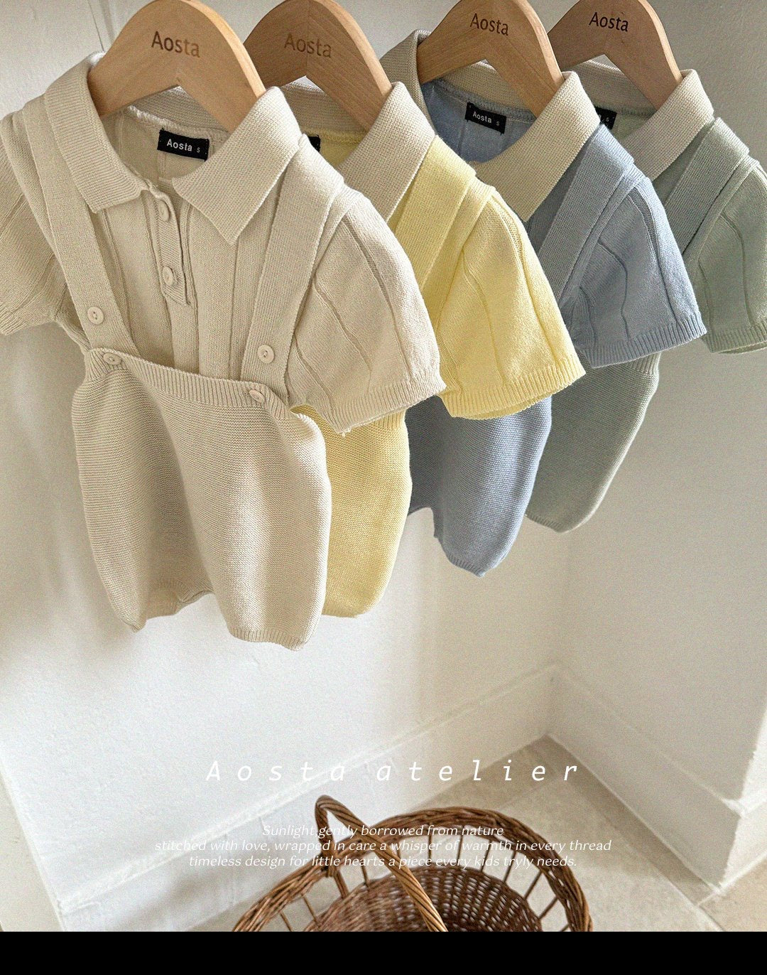 Aosta knit overalls