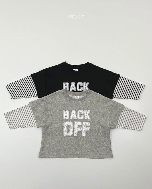 HAROHARO back off layered tee (85-140cm)
