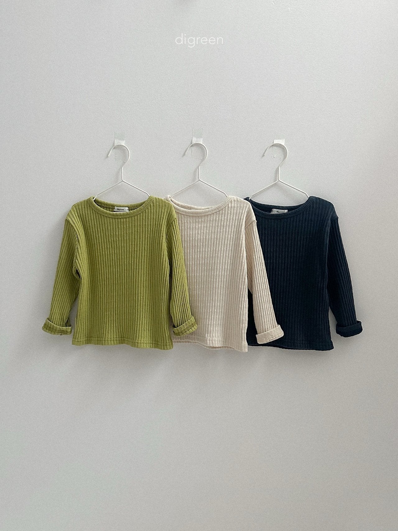 digreen bella rib tee (85-130cm)