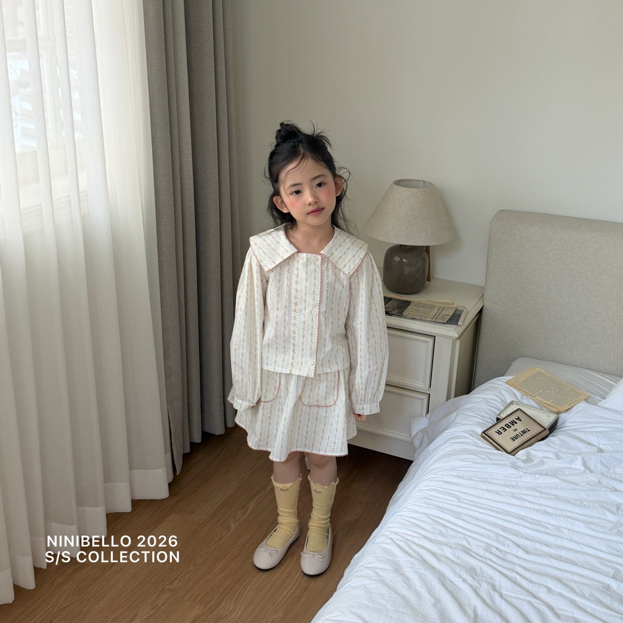 ninibello spring collar blouse (80-130cm)