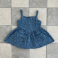 ELLYMOLLY denim flower big pocket ops (90-145cm)
