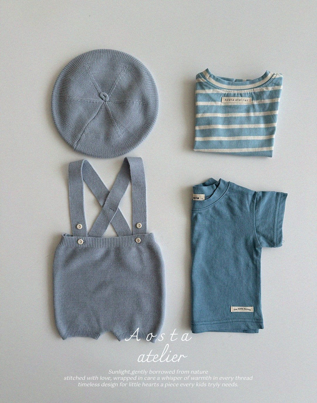 Aosta knit overalls