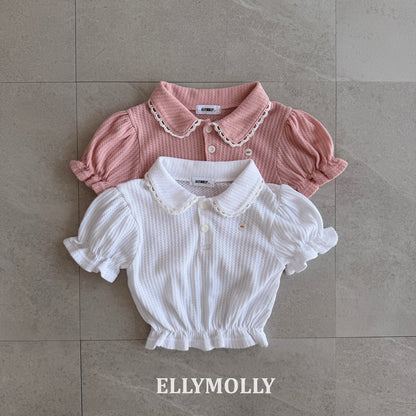 ELLYMOLLY atelier puff collar tee (90-145cm)
