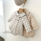 milkbalm oliver check suit (3-18m)