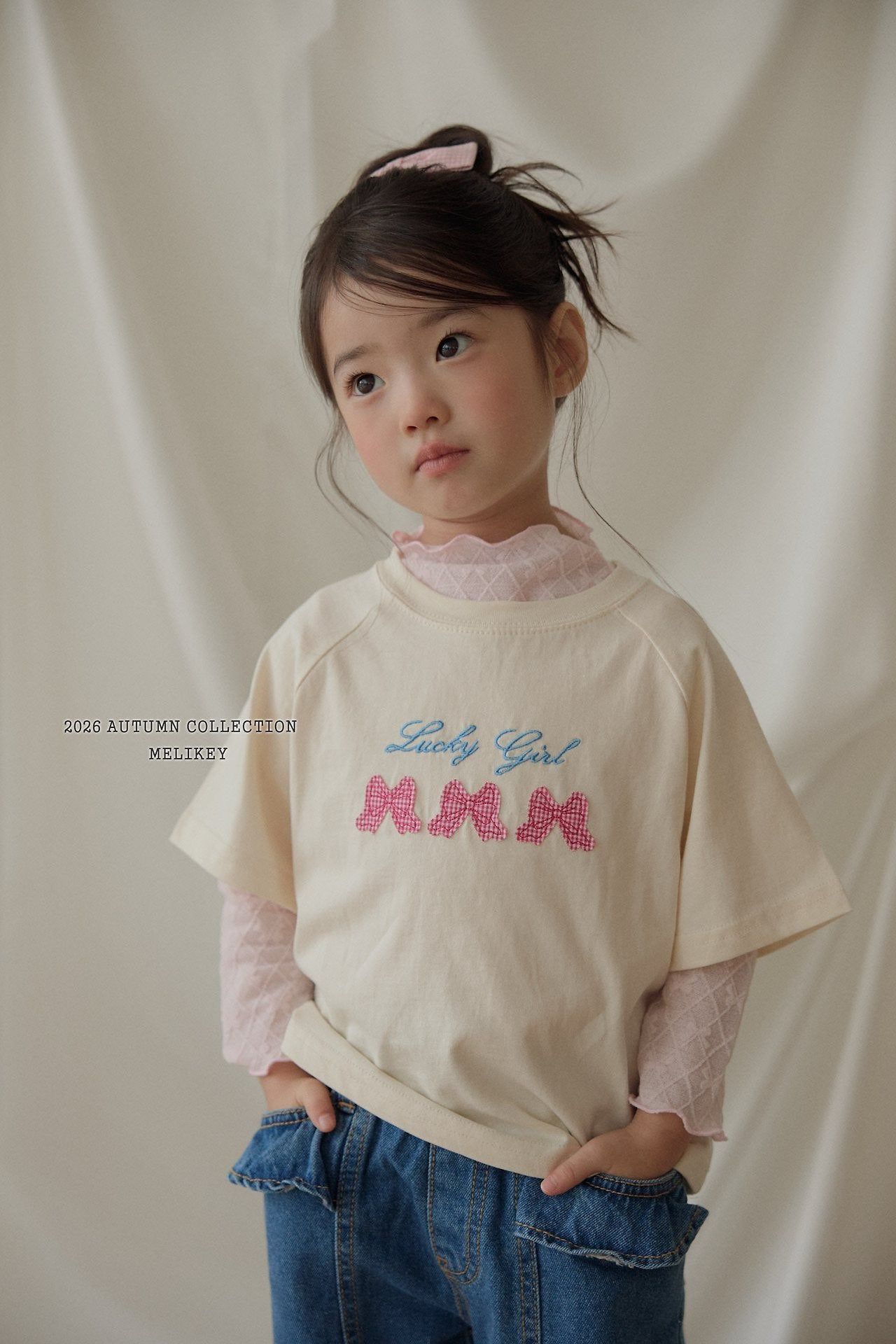 melikey lucky ribbon t (~80-140cm)