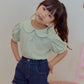 melikey linen frill shorts (80-140cm)