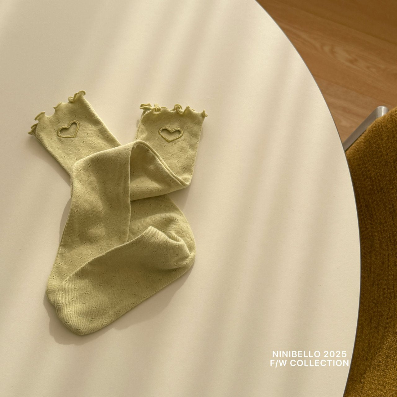 ninibello eyelet knee socks