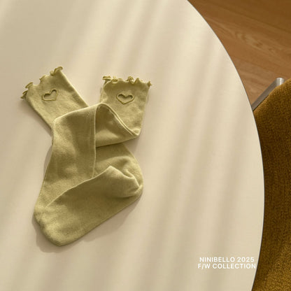 ninibello eyelet knee socks