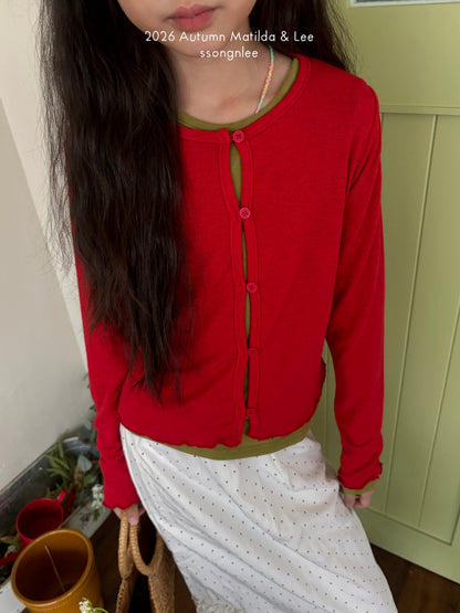 matilda&lee button cardigan (85-165cm)