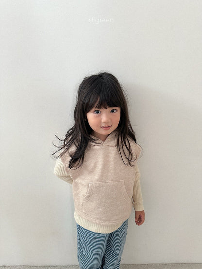 digreen woody hooded vest (85-130cm)